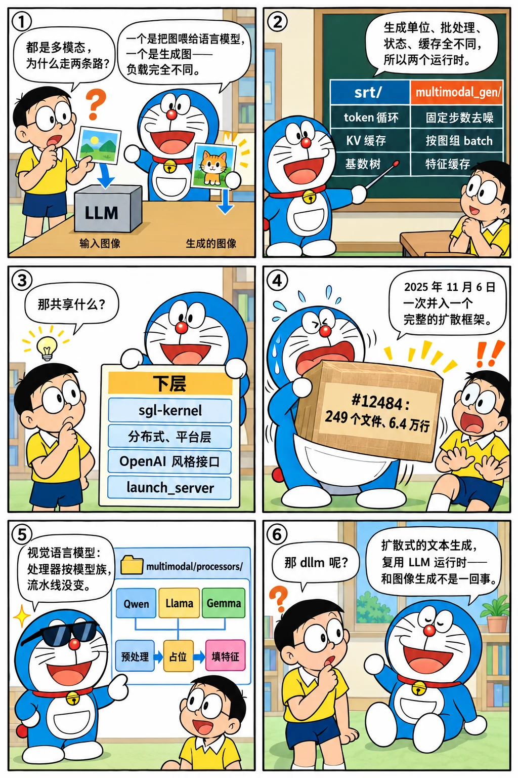 漫画：两种多模态，两个运行时